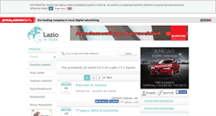 Desktop Screenshot of lazioinfesta.com